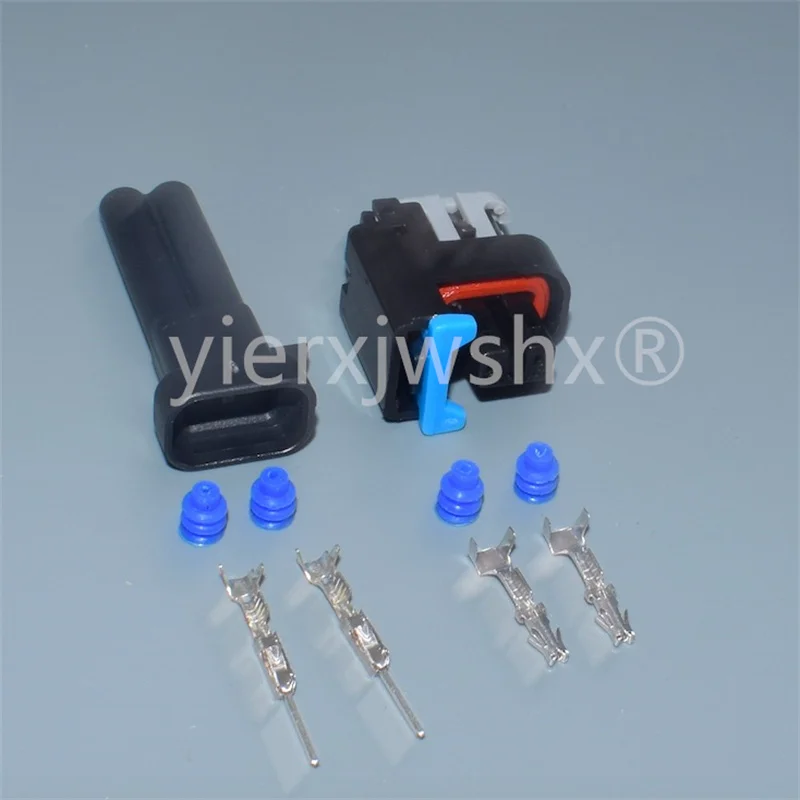 1 Комплект 2 пинови 15326181 15411633 автомобилни EV6 инжектор Plug Auto Connector Socket За кола окабеляване Harness