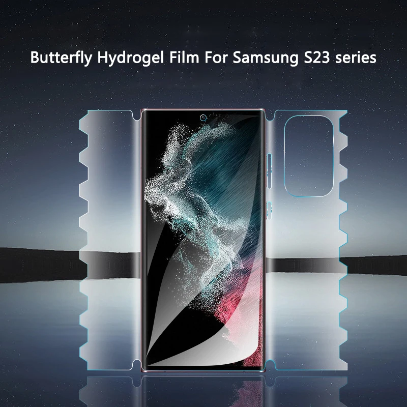 Butterfly хидрогел филм за Galaxy S23 S22 S21 Ultra S21 Plus S20 екран протектор филм за Samsung Galaxy S20 S21 S23 Plus