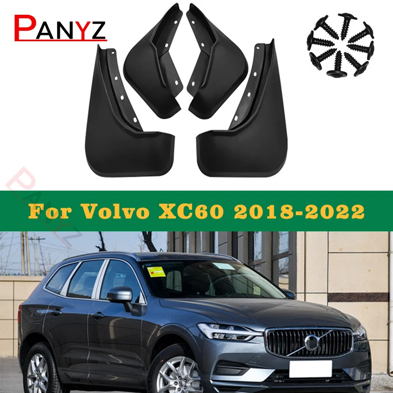 Калници за Volvo XC60 2008-2021 Предпазители за пръски Калници на калниците Предни задни калници Аксесоари за кола