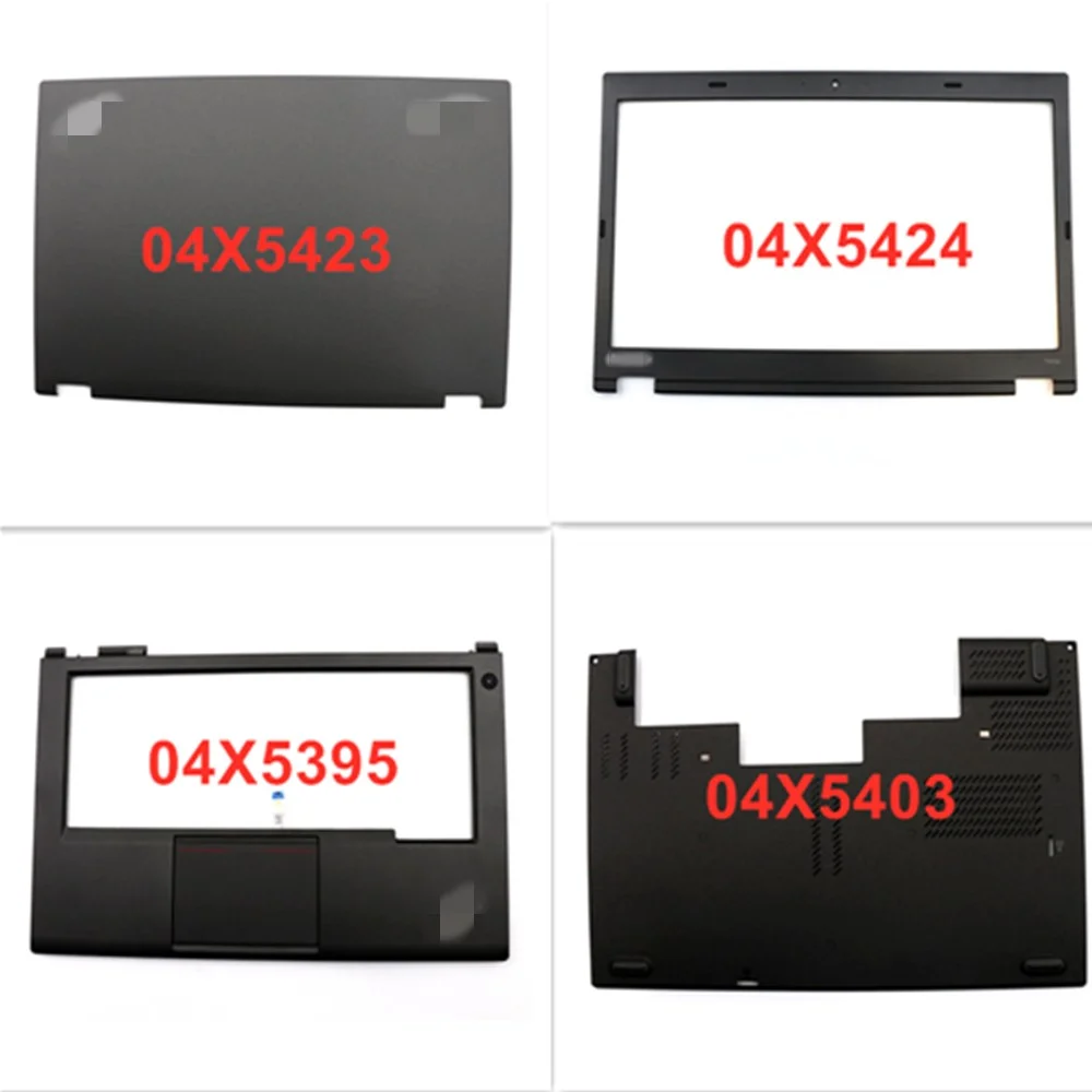 New/Orig За Lenovo ThinkPad T440P LCD капак LCD панел Palmrest базов капак FRU 04X5423 04X5424 04X5395 04X5403