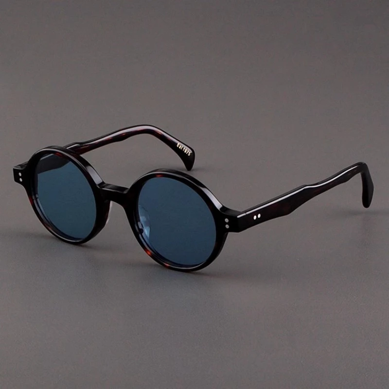 Реколта мода тенденция дебели твърди ацетат кръгови слънчеви очила за мъже жени слънчеви очила стил нюанси ML3003 AAA + Топ високо качество